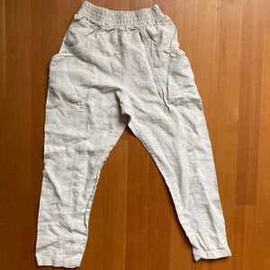 Linen pants Elizabeth Suzanne Clyde work pant XXS